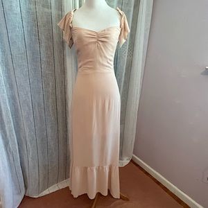 Champagne blush formal